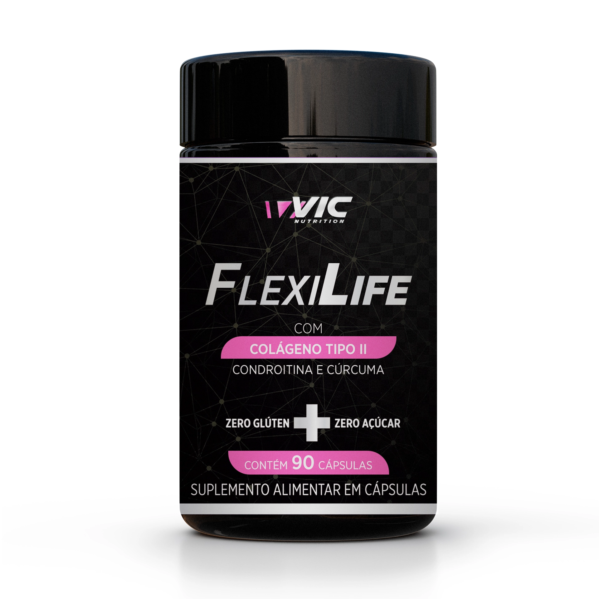 FlexiLife – Suplemento para Articulações com Colágeno Tipo 2 e Cúrcuma